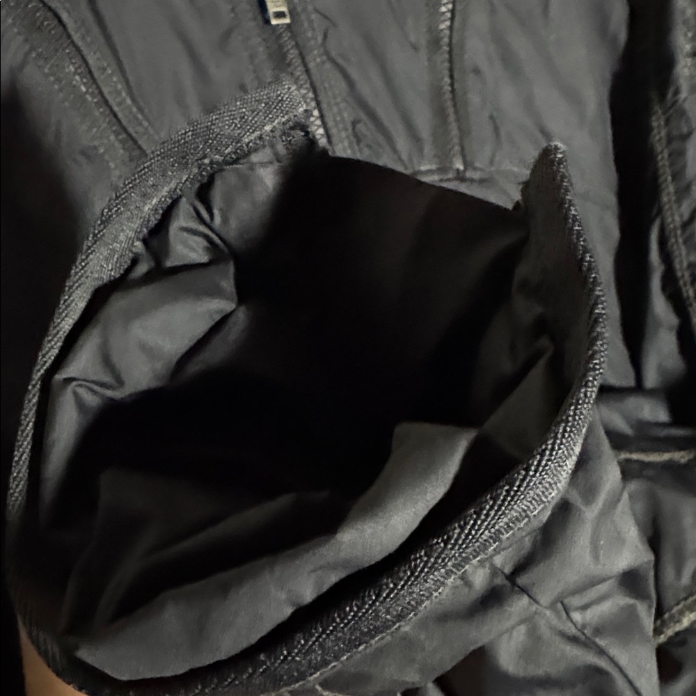 Diesel Jurlo Biker Jacket Mens XXL Black Full Zip Nylon Motorcycle Streetwear - Picture 6 of 16